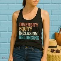 Diversity Equity Inclusion Belonging Women's Tank Top thumb 2