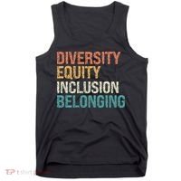 Diversity Equity Inclusion Belonging Tank Top thumb 0