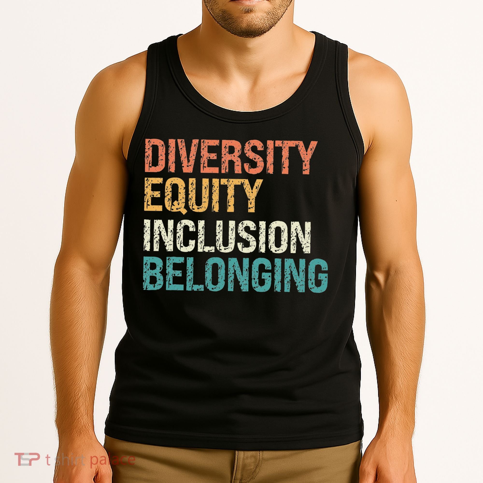 Diversity Equity Inclusion Belonging Tank Top