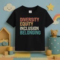 Diversity Equity Inclusion Belonging Toddler T-Shirt thumb 3