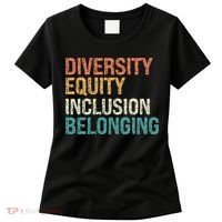 Diversity Equity Inclusion Belonging Women's T-Shirt thumb 0