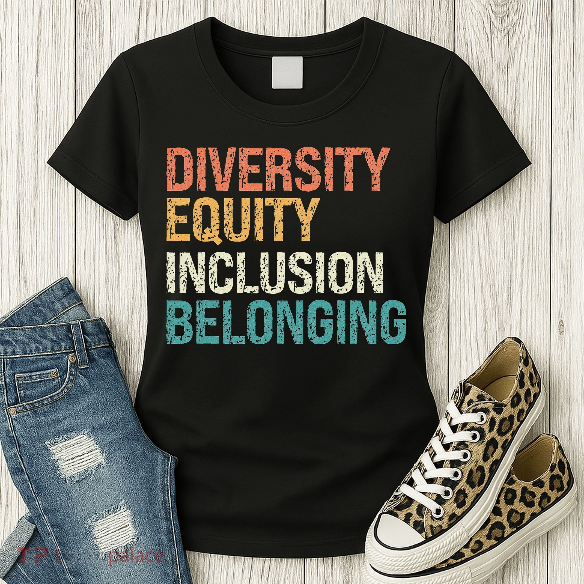 Diversity Equity Inclusion Belonging Women's T-Shirt