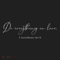 Do Everything In Love Bible Verse Quote Hat thumb 2