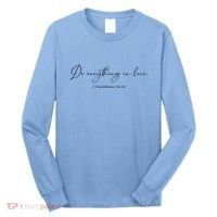 Do Everything In Love Bible Verse Quote Long Sleeve Shirt thumb 0