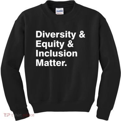Diversity Equity Inclusion Matter Kids Sweatshirt