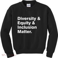 Diversity Equity Inclusion Matter Kids Sweatshirt thumb 0