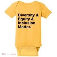 Diversity Equity Inclusion Matter Baby Bodysuit thumb 0
