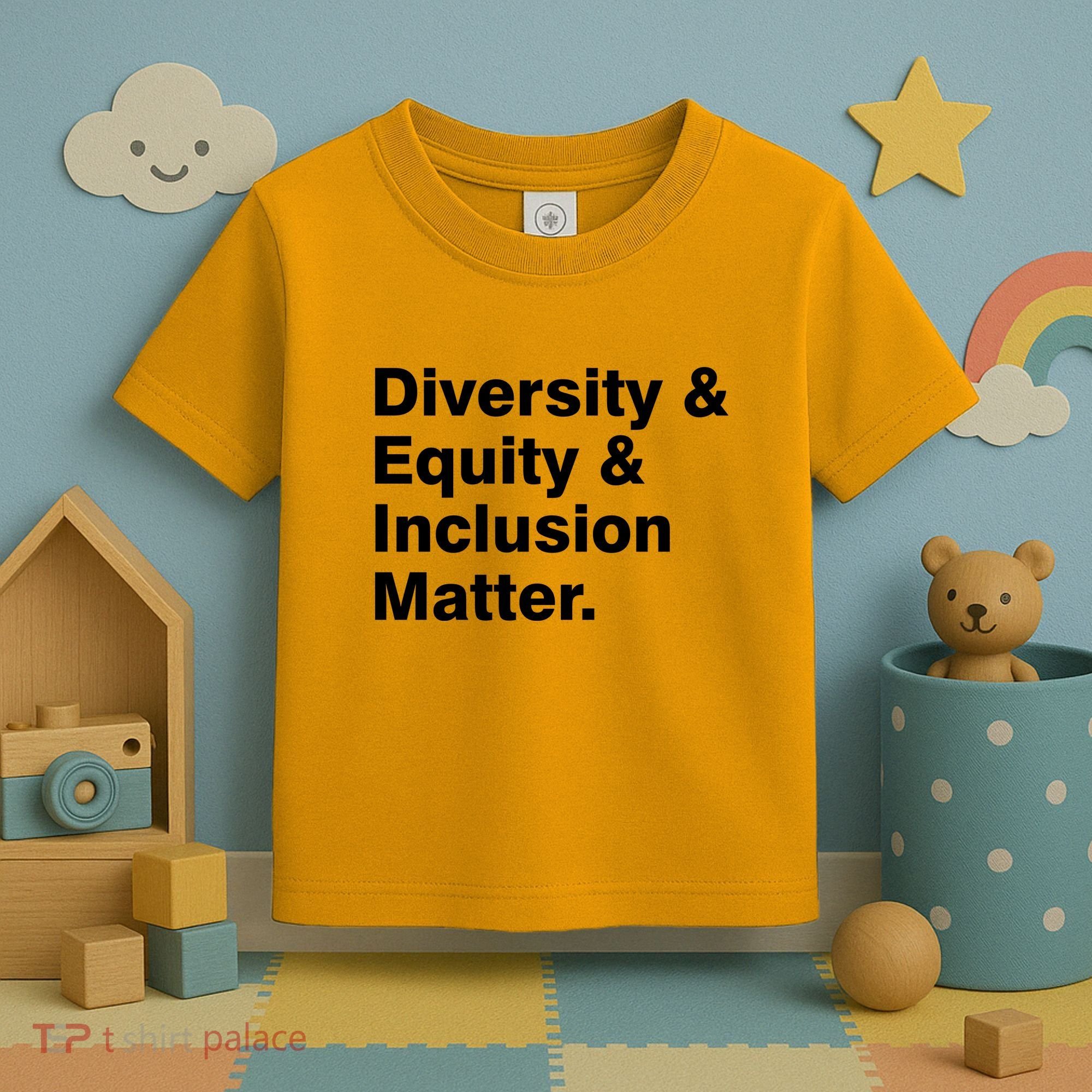Diversity Equity Inclusion Matter Toddler T-Shirt