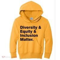 Diversity Equity Inclusion Matter Kids Hoodie thumb 0