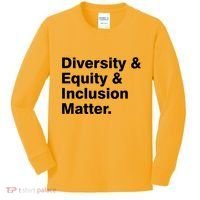 Diversity Equity Inclusion Matter Kids Long Sleeve Shirt thumb 0