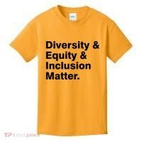 Diversity Equity Inclusion Matter Kids T-Shirt thumb 0