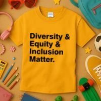 Diversity Equity Inclusion Matter Kids T-Shirt thumb 3
