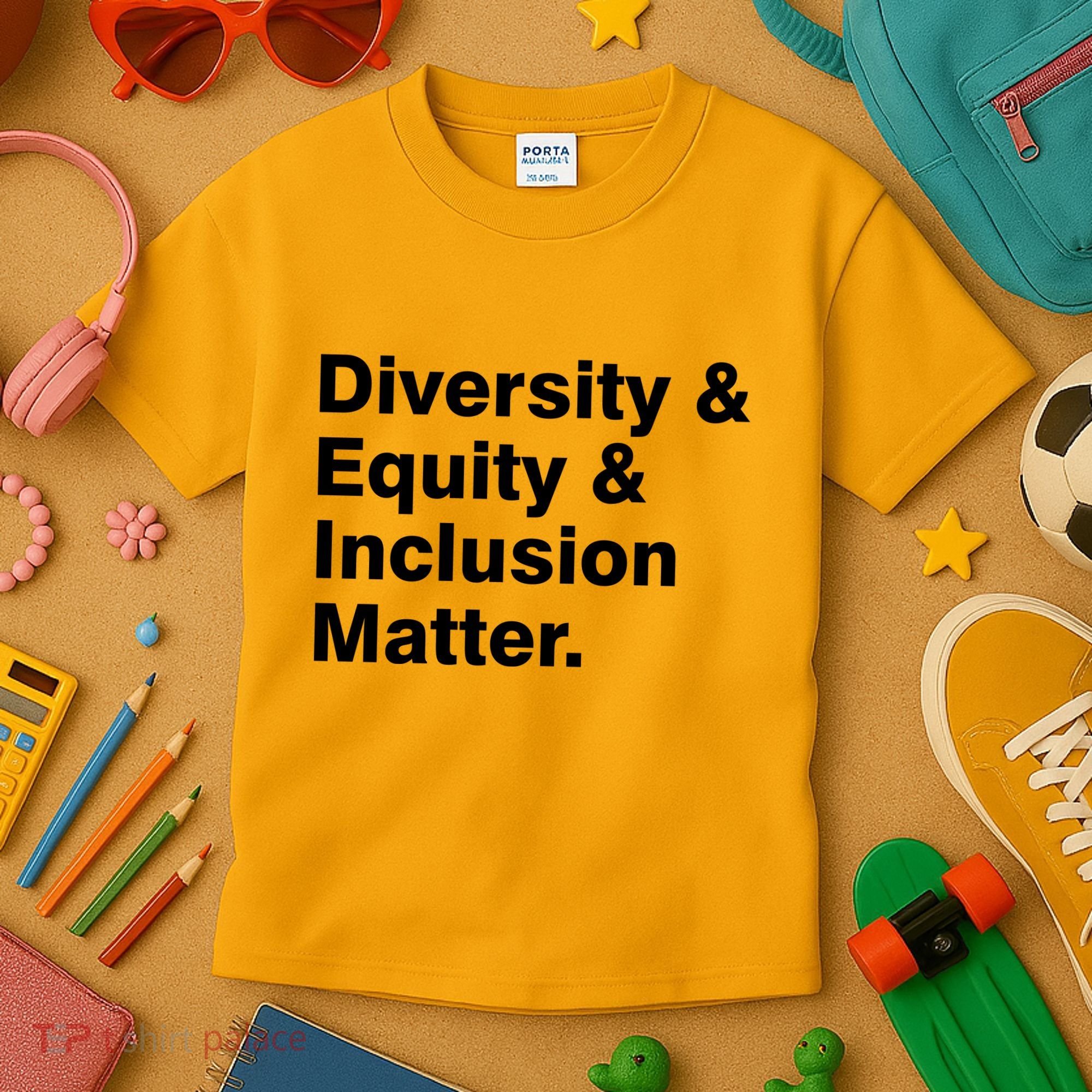 Diversity Equity Inclusion Matter Kids T-Shirt