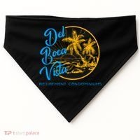 Del Boca Vista Retirement Condominiums USA-Made Doggie Bandana thumb 0