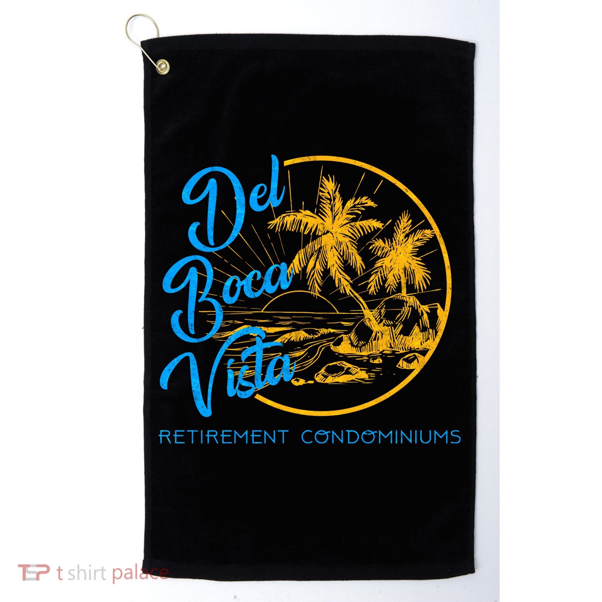 Del Boca Vista Retirement Condominiums Golf Towel
