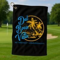 Del Boca Vista Retirement Condominiums Golf Towel thumb 1