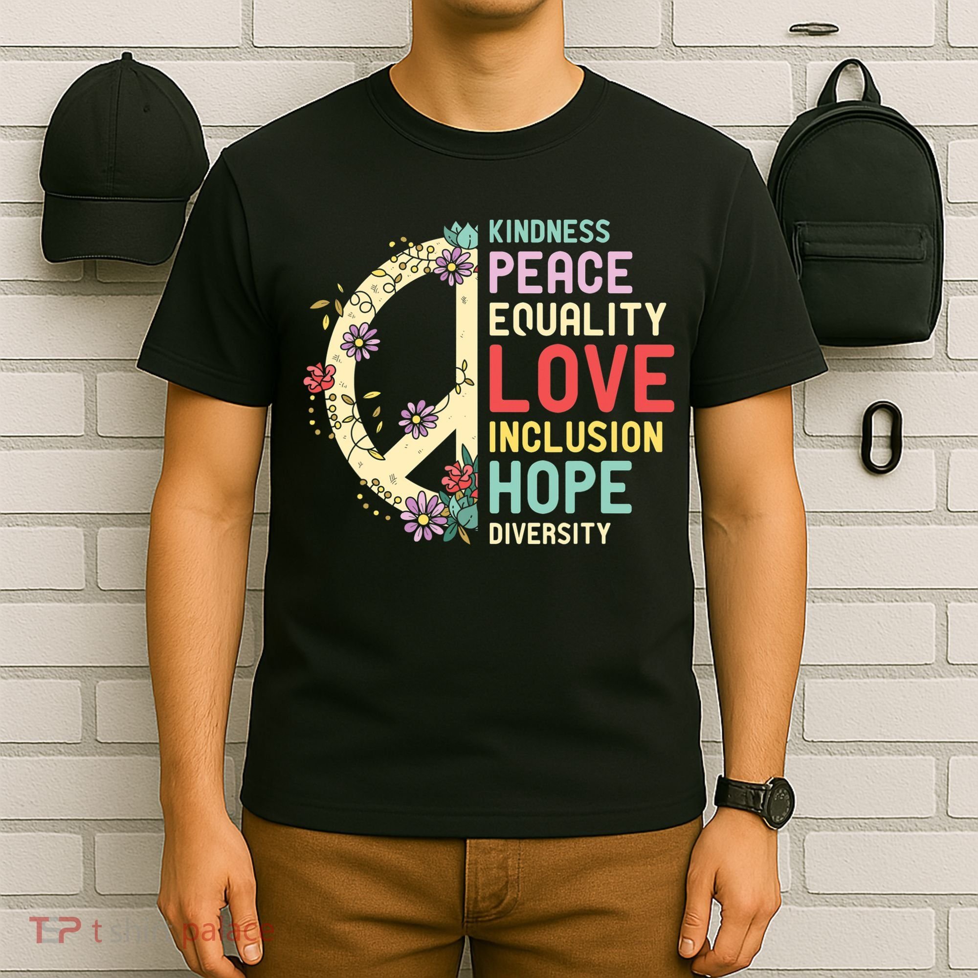 Diversity Equality Love Peace Human Rights Social Justice T-Shirt
