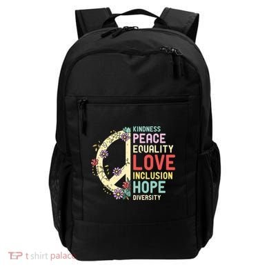 Diversity Equality Love Peace Human Rights Social Justice Backpack