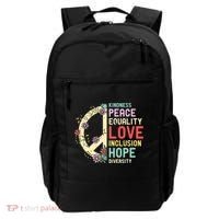 Diversity Equality Love Peace Human Rights Social Justice Backpack thumb 0