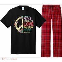 Diversity Equality Love Peace Human Rights Social Justice Pajama Set thumb 0