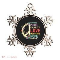 Diversity Equality Love Peace Human Rights Social Justice Ornament thumb 0