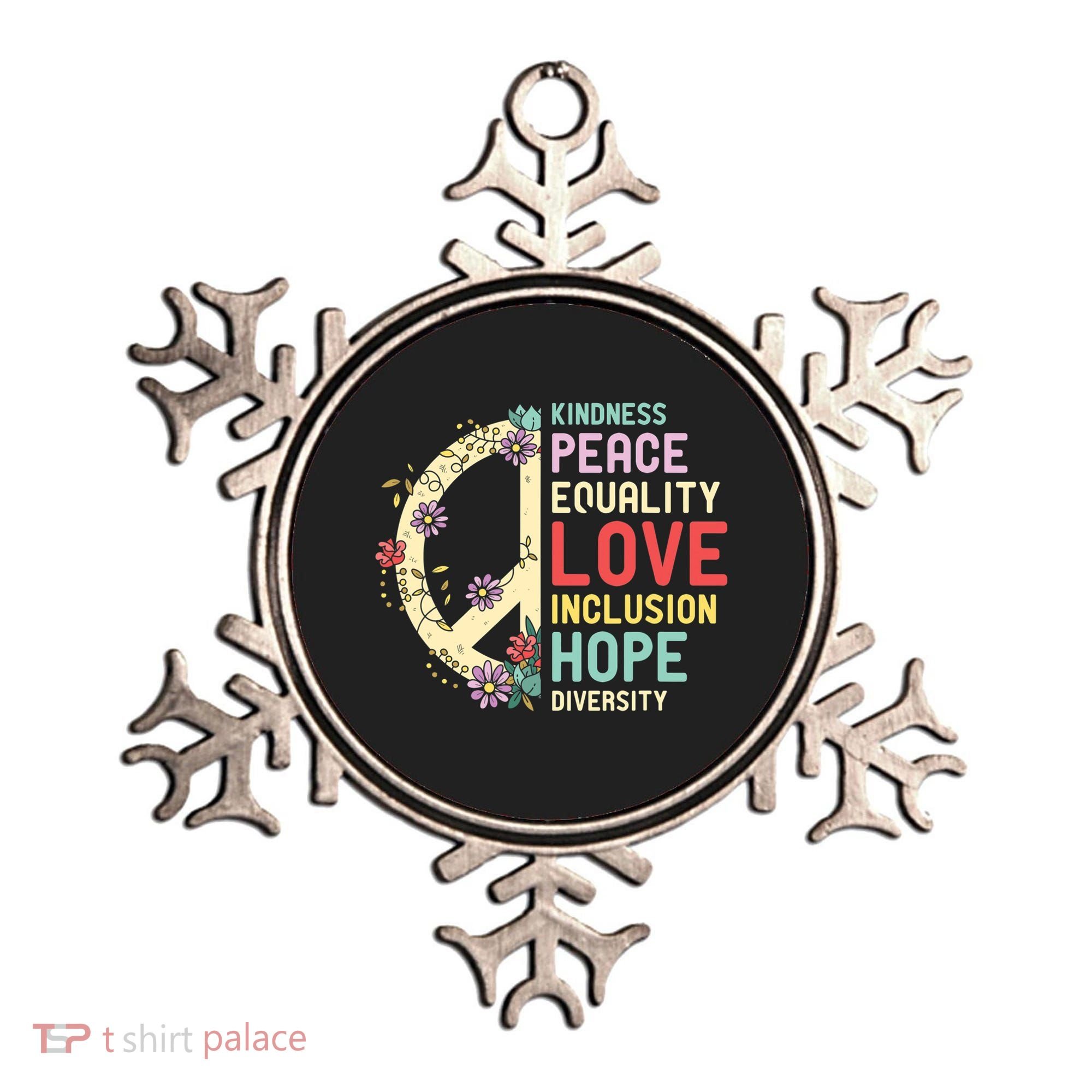 Diversity Equality Love Peace Human Rights Social Justice Ornament