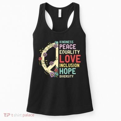 Diversity Equality Love Peace Human Rights Social Justice Women's Tank Top