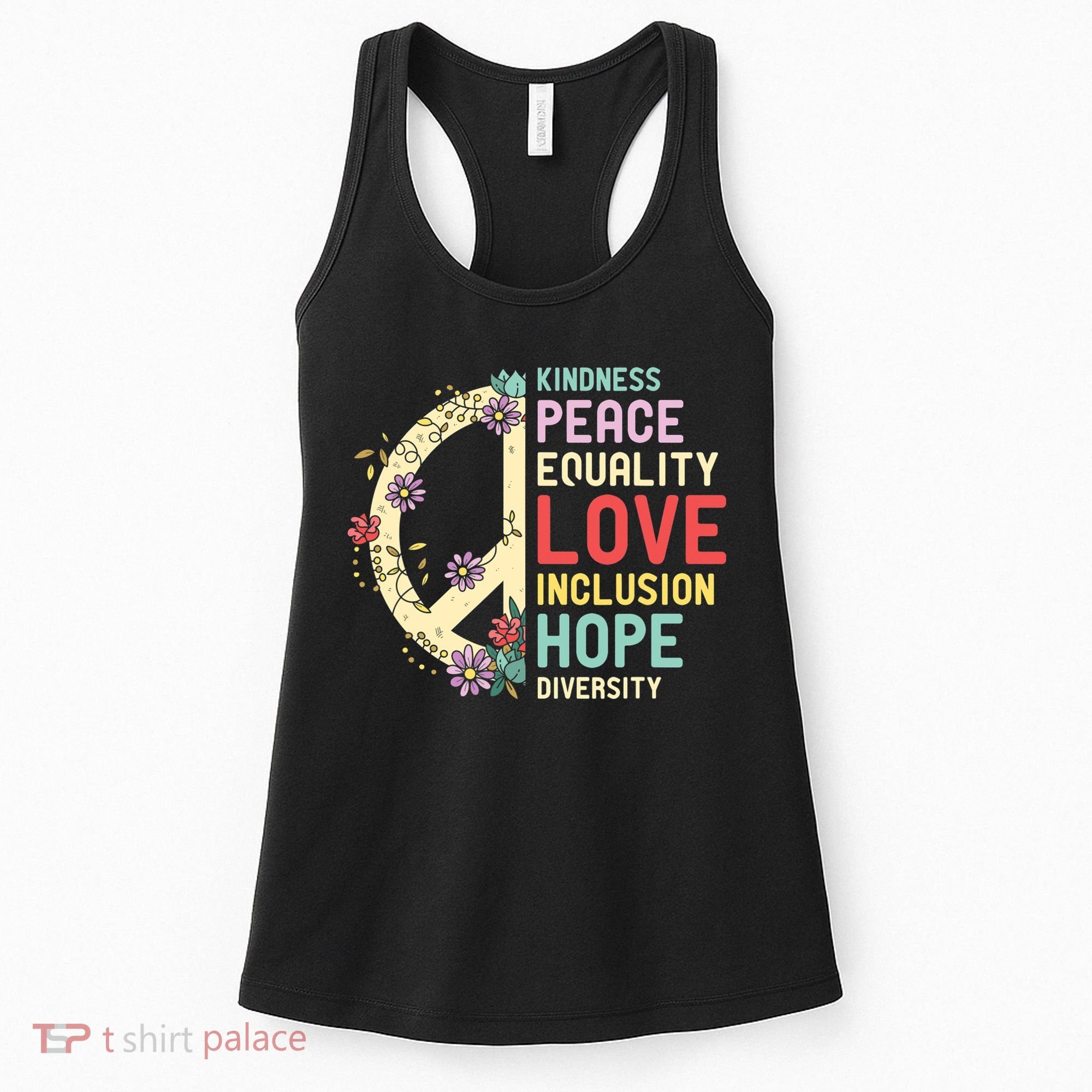Diversity Equality Love Peace Human Rights Social Justice Women's Tank Top