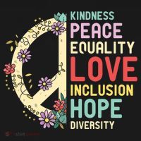 Diversity Equality Love Peace Human Rights Social Justice Baby Bodysuit thumb 2