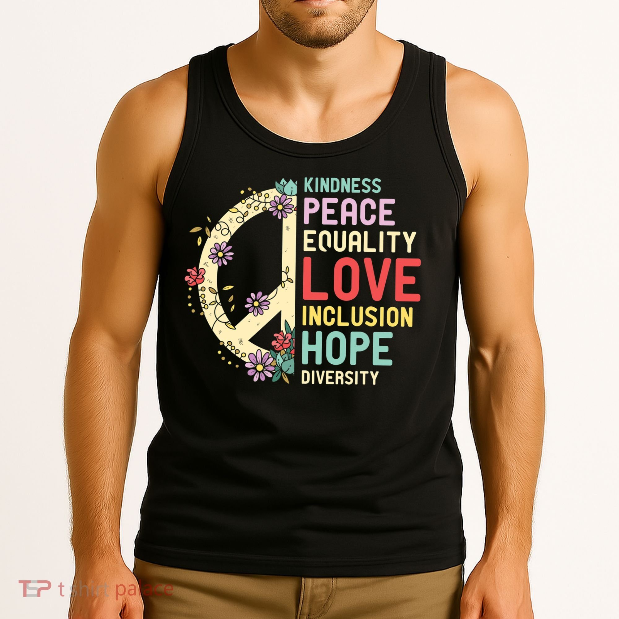 Diversity Equality Love Peace Human Rights Social Justice Tank Top