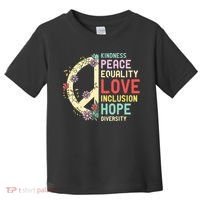 Diversity Equality Love Peace Human Rights Social Justice Toddler T-Shirt thumb 0