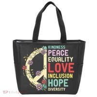 Diversity Equality Love Peace Human Rights Social Justice Tote Bag thumb 0