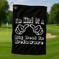 Delaware Big Deal Golf Towel thumb 1