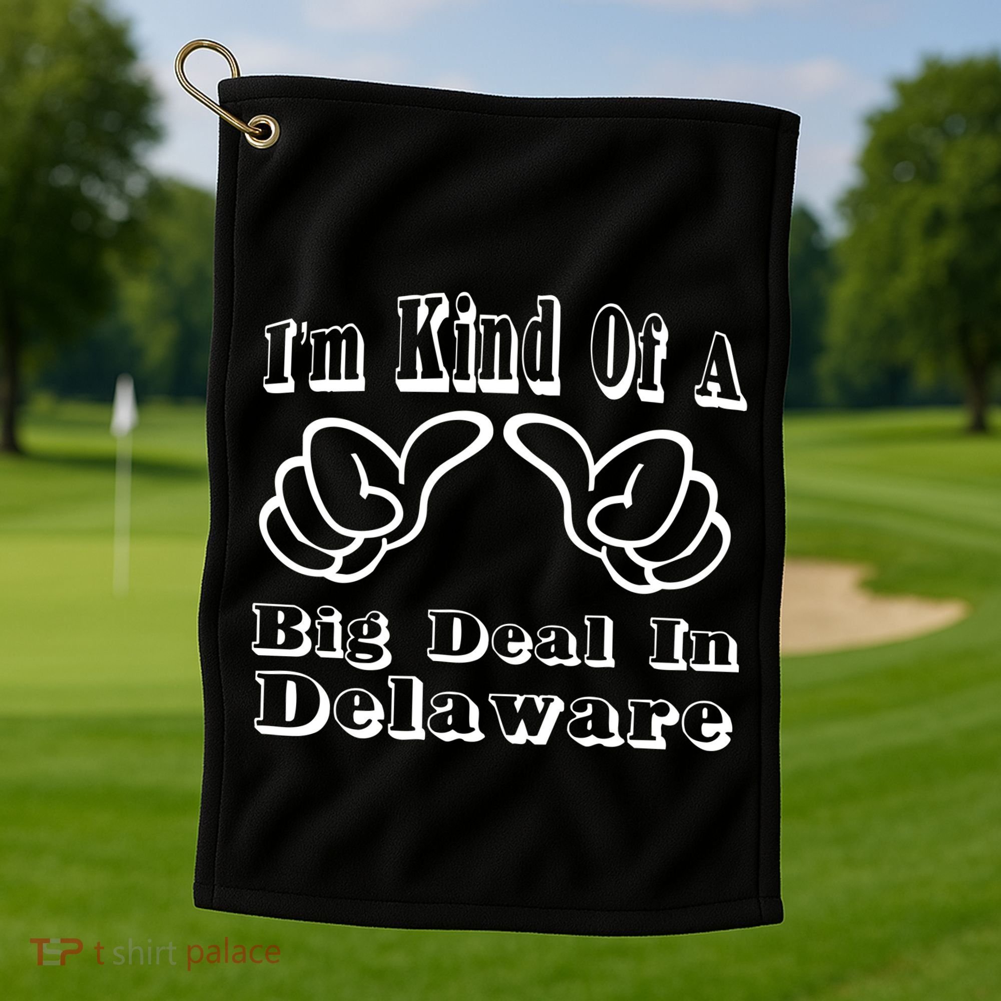 Delaware Big Deal Golf Towel