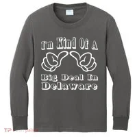 Delaware Big Deal Kids Long Sleeve Shirt thumb 0