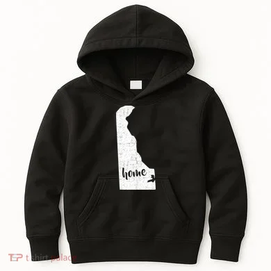 Delaware Home State Kids Hoodie