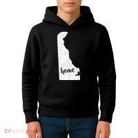 Delaware Home State Kids Hoodie thumb 4