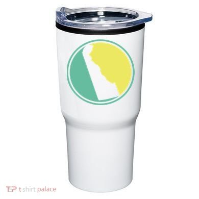 Delaware Vintage State Logo Tumbler