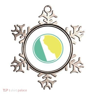 Delaware Vintage State Logo Ornament