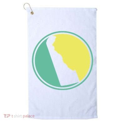Delaware Vintage State Logo Golf Towel