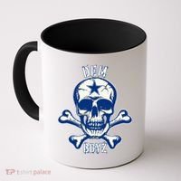 DEM BOYZ Dallas Skull Crossbones Star Texas Fan Pride Coffee Mug thumb 0