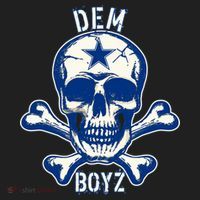 DEM BOYZ Dallas Skull Crossbones Star Texas Fan Pride Tumbler thumb 3