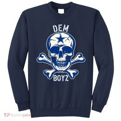 DEM BOYZ Dallas Skull Crossbones Star Texas Fan Pride Sweatshirt
