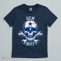 DEM BOYZ Dallas Skull Crossbones Star Texas Fan Pride T-Shirt thumb 5