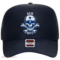 DEM BOYZ Dallas Skull Crossbones Star Texas Fan Pride Hat thumb 0