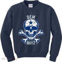 DEM BOYZ Dallas Skull Crossbones Star Texas Fan Pride Kids Sweatshirt thumb 0