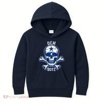 DEM BOYZ Dallas Skull Crossbones Star Texas Fan Pride Kids Hoodie thumb 0