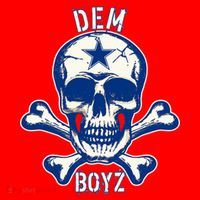 DEM BOYZ Dallas Skull Crossbones Star Texas Fan Pride Santa Hat thumb 1