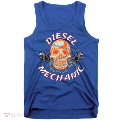 Diesel Engine Mechanic Gift Tank Top