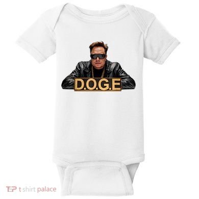 Doge Elon Musk Baby Bodysuit